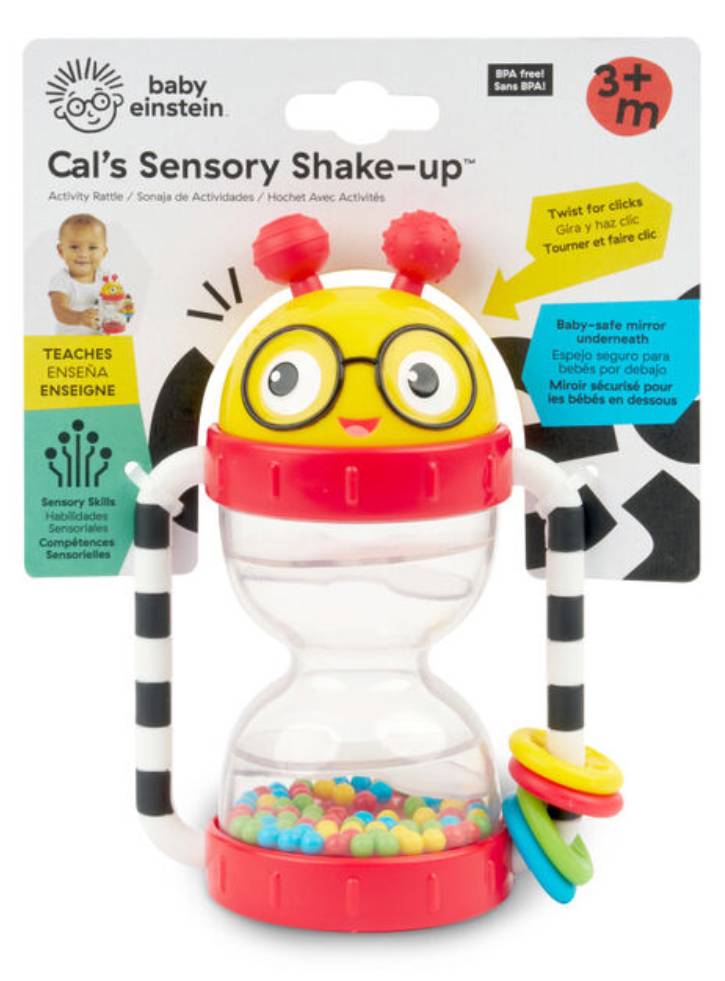 Baby Einstein Rattle, Cal's Sensory Shake-uptm (BE-16707)