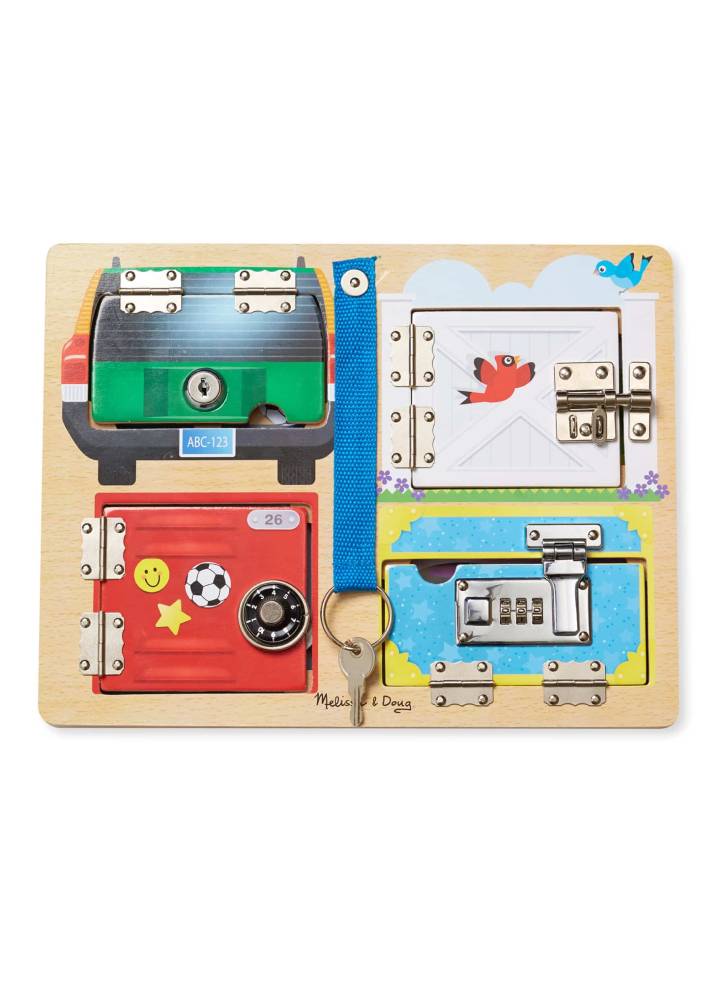 Melissa & Doug Lock & Latch Board (19540)