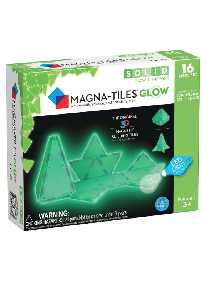 Magna-Tiles Glow 16 pcs expansion set (90215)