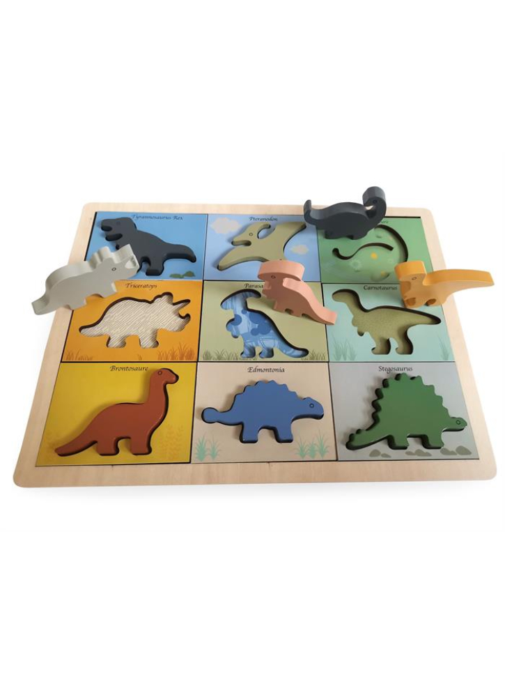 MAGNI Dino puzzle in wood 100% (3275)
