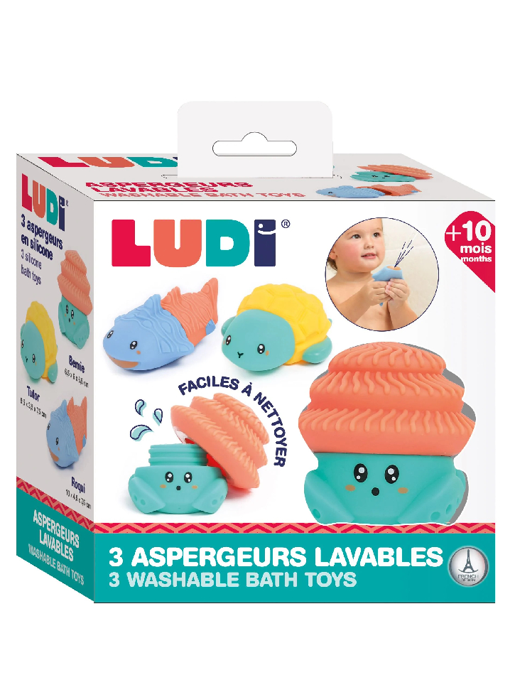 Ludi Bath animals 3pcs LU40074