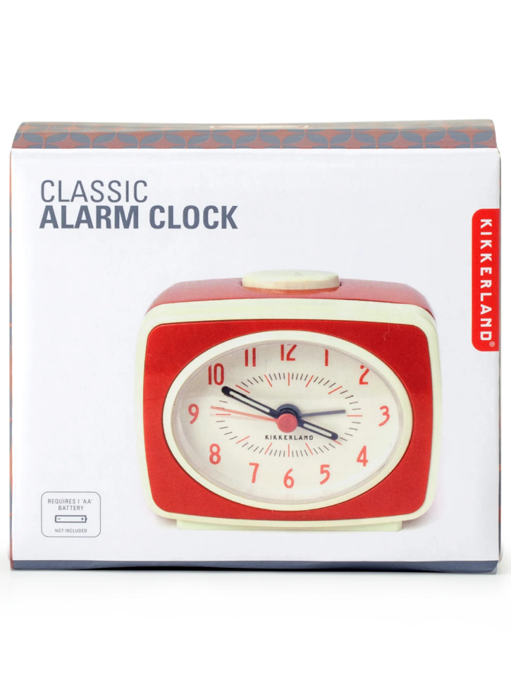 Small Classic Alarm Clock Red (AC14-RD-EU)