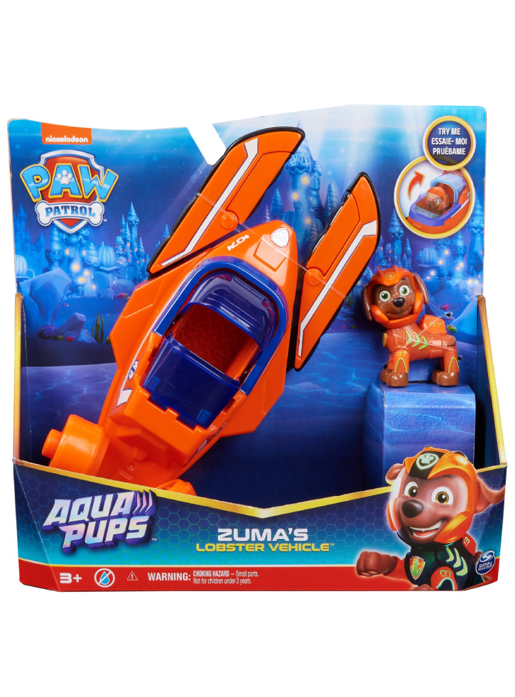 Paw Patrol Aqua Pups Zumas Lobster Vehicle (20139012)