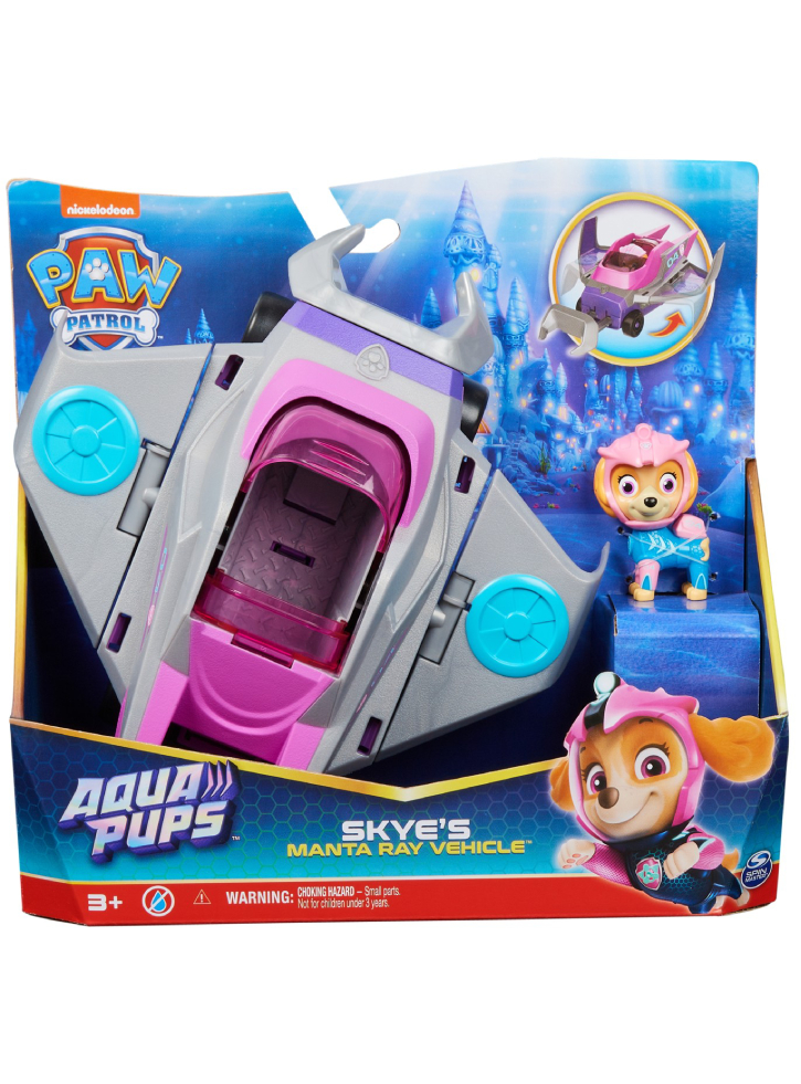 Paw Patrol Aqua Pups Skyes Manta Ray Vehicle (20139011)