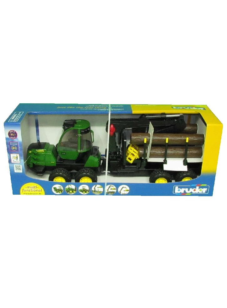 Bruder John Deere Forwarder forestry machine (02133)