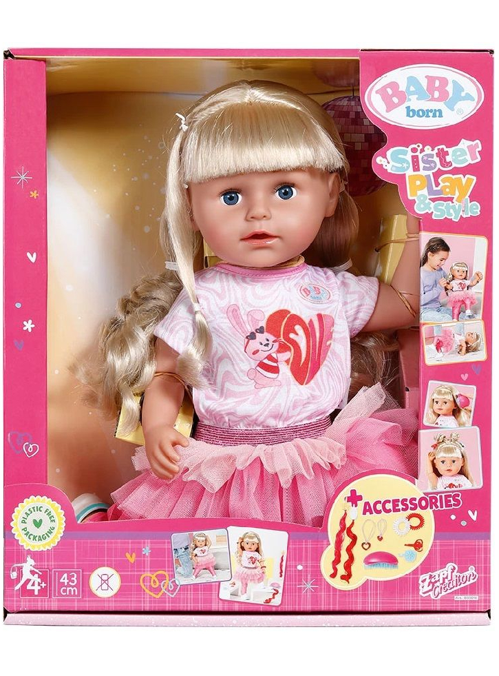 Baby Born Sister Style & Play 43cm (833018)