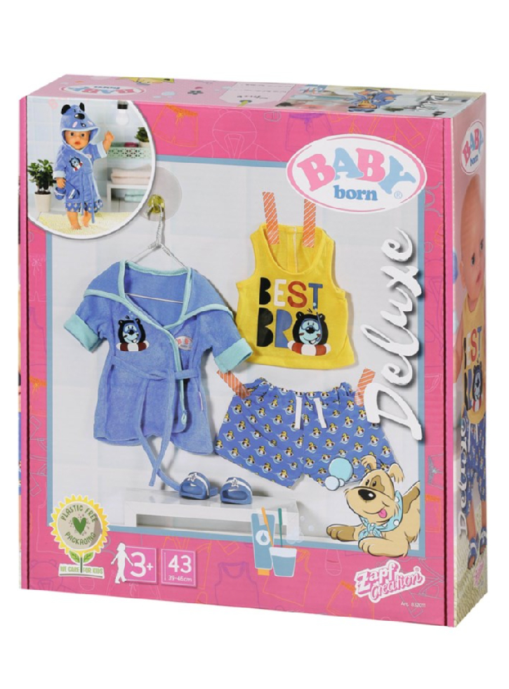 Baby Born Bath Deluxe Boy Outfit 43cm (830499)