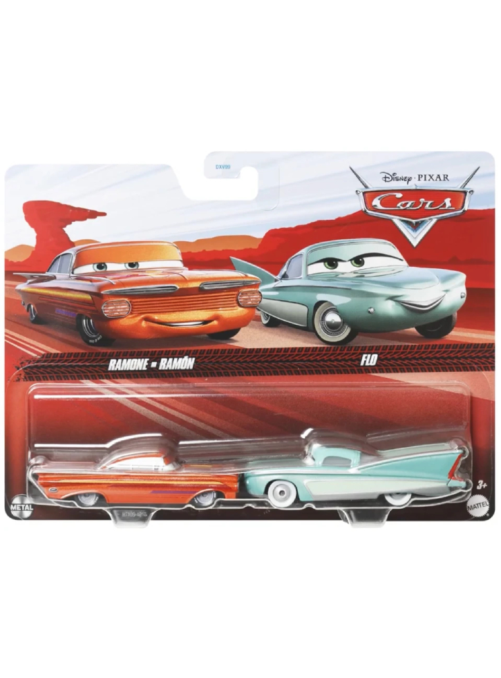 Disney Pixar Cars Ramone and Flo (Set of 2) (HTX09)