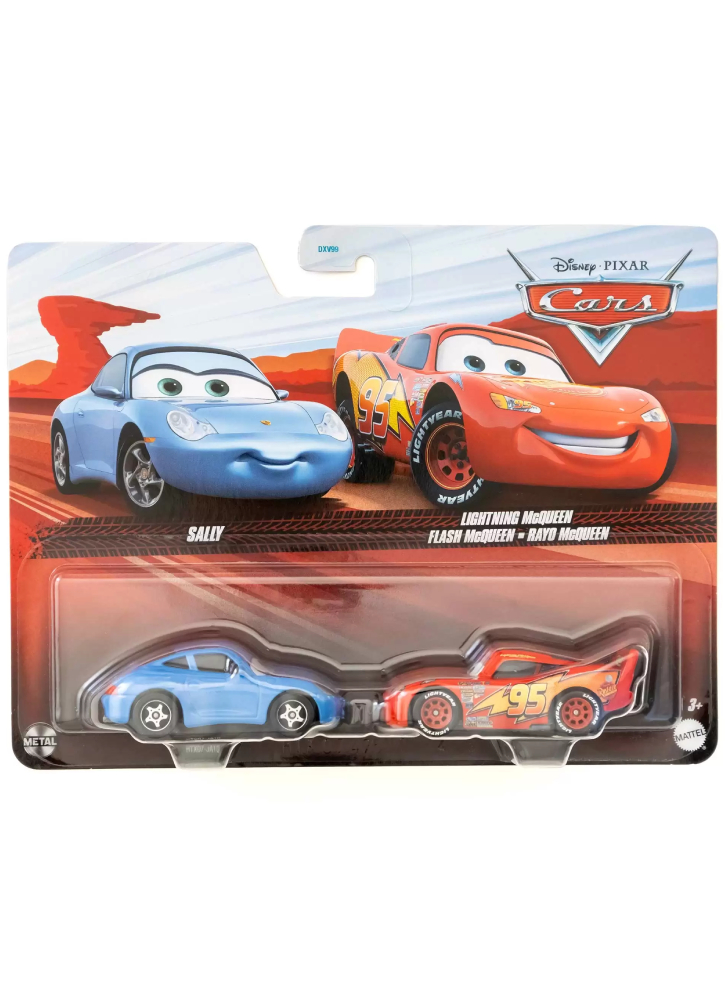 Disney Pixar Cars Sally and Lightning McQueen (Set of 2) (HTX07)