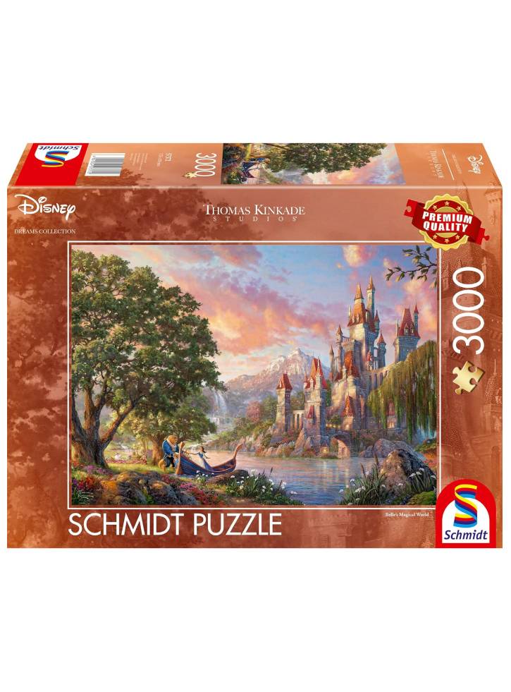 Puzzle Schmidt Thomas Kinkade Disney Belle's Magical World 3000pc (SCH7372)