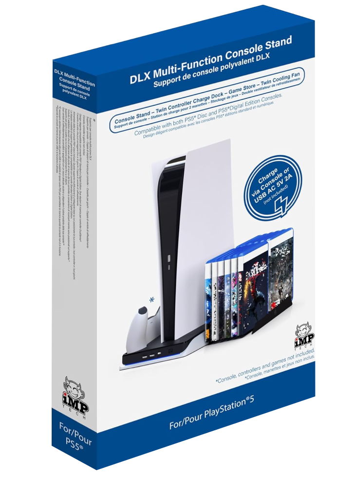 Charger DLX Multi Function Tower Slim - Playstation 5