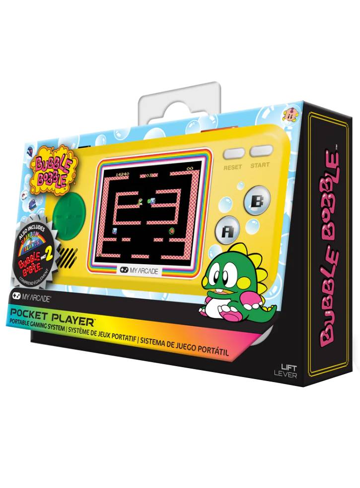 My Arcade Pocketplayer Bubble Bobble 3 Games