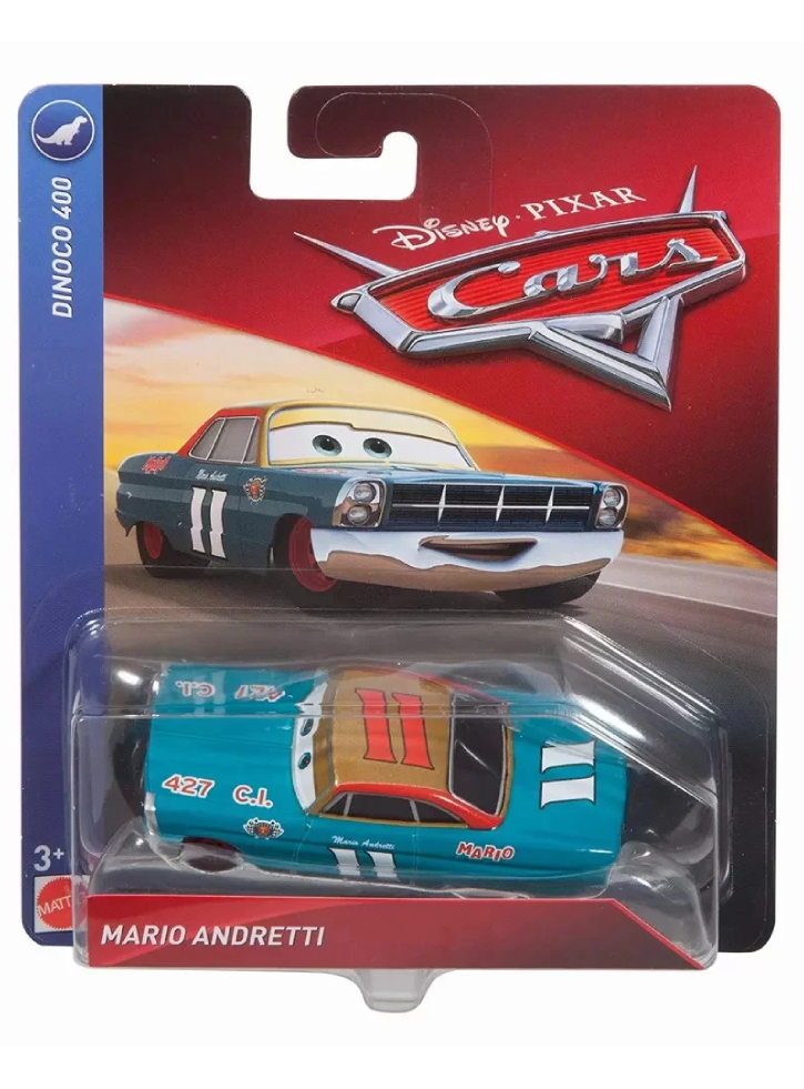 Disney Pixar Cars Mario Andretti Dinoco 400 (FLM08)