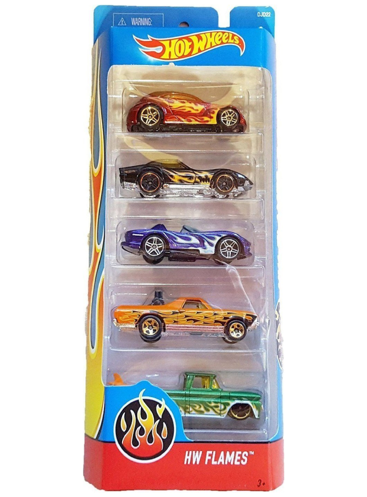 Hot Wheels HW Flames (Set Of 5) (HTV47)