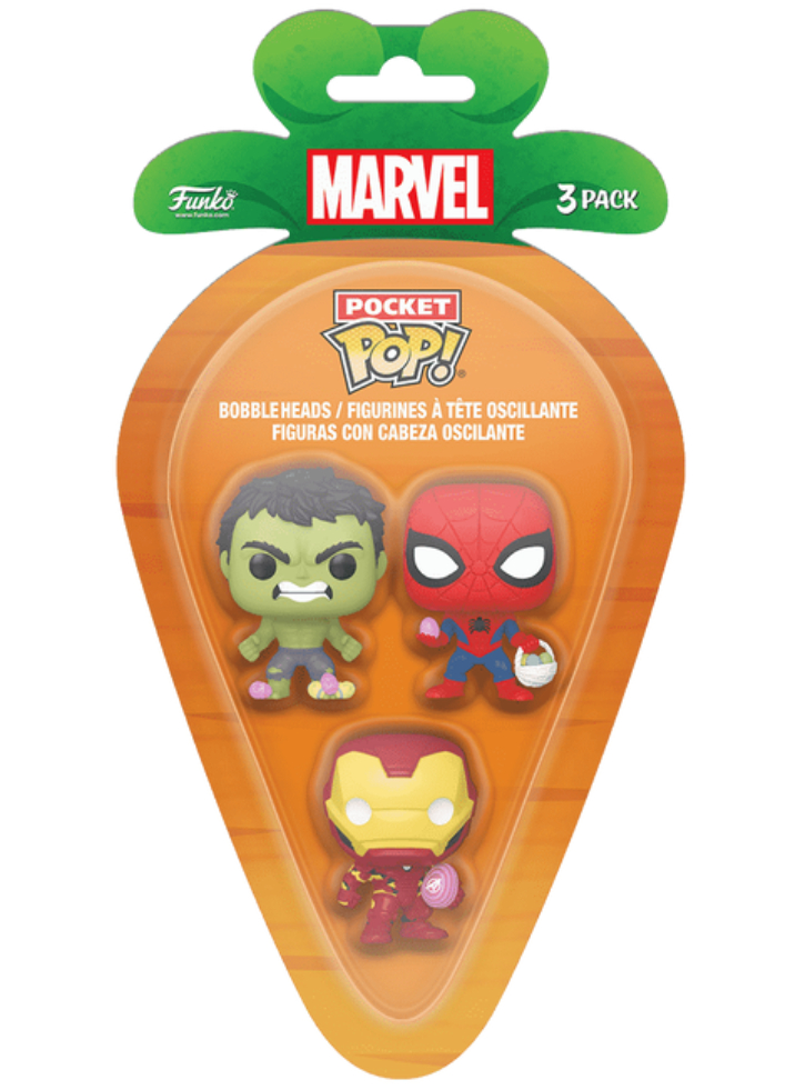 Funko 3-Pack Carrot Pocket Pop! Marvel (PDQ)