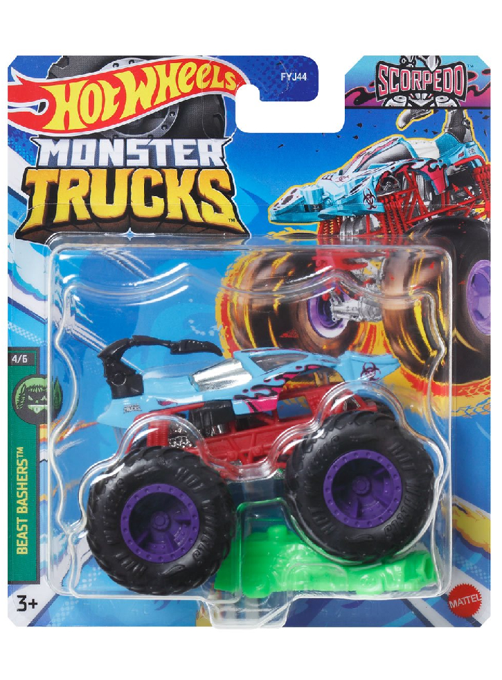 Hot Wheels Monster Trucks Scorpedo Die-Cast Vehicle (HWC75)