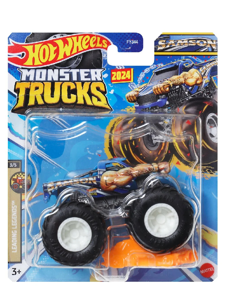 Hot Wheels Monster Trucks Samson Die-Cast Vehicle (HTM48)