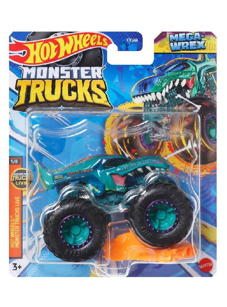 Hot Wheels Monster Trucks Mega-Wrex Die-Cast Vehicle (HWC68)