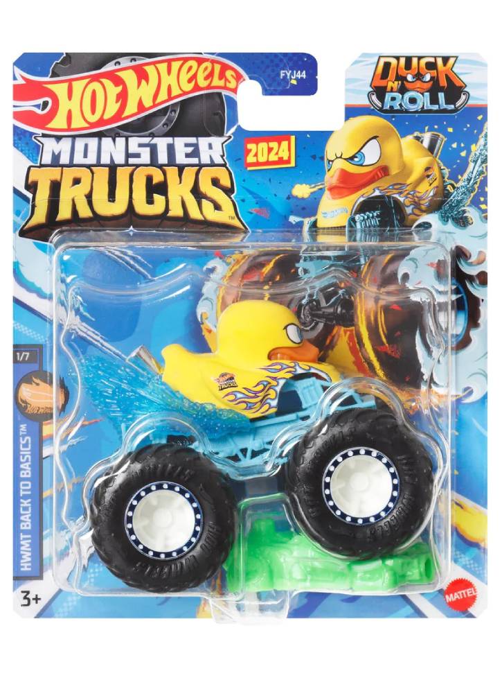 Hot Wheels Monster Trucks Duck N Roll Die-Cast Vehicle (HTM23)