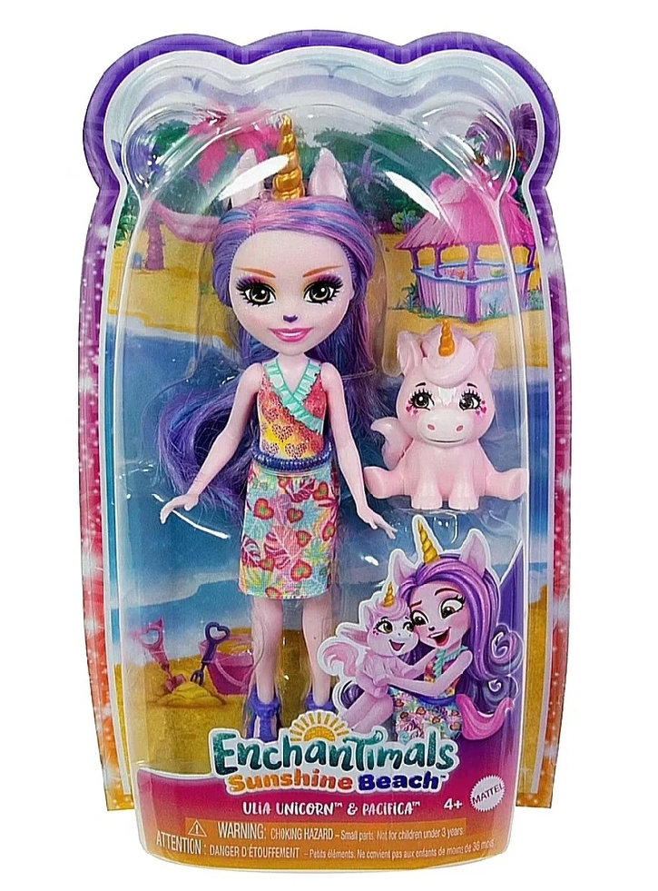 Enchantimals Sunshine Beach Doll with Pet (HRX84)