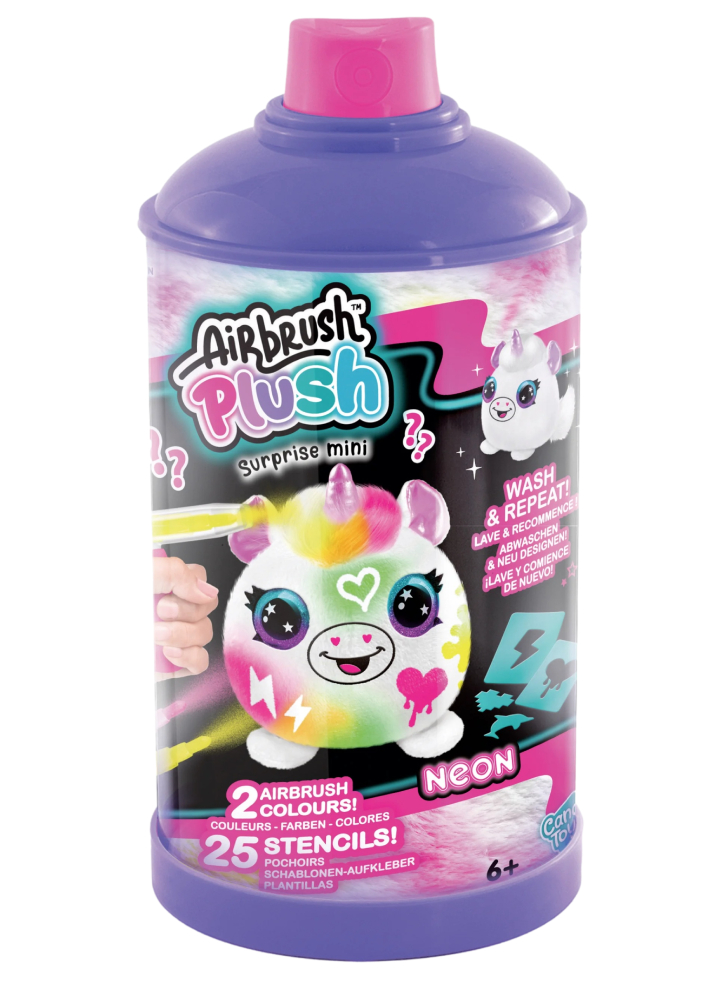 Airbrush Plush Neon mini Mystery Kit PDQ (1020)