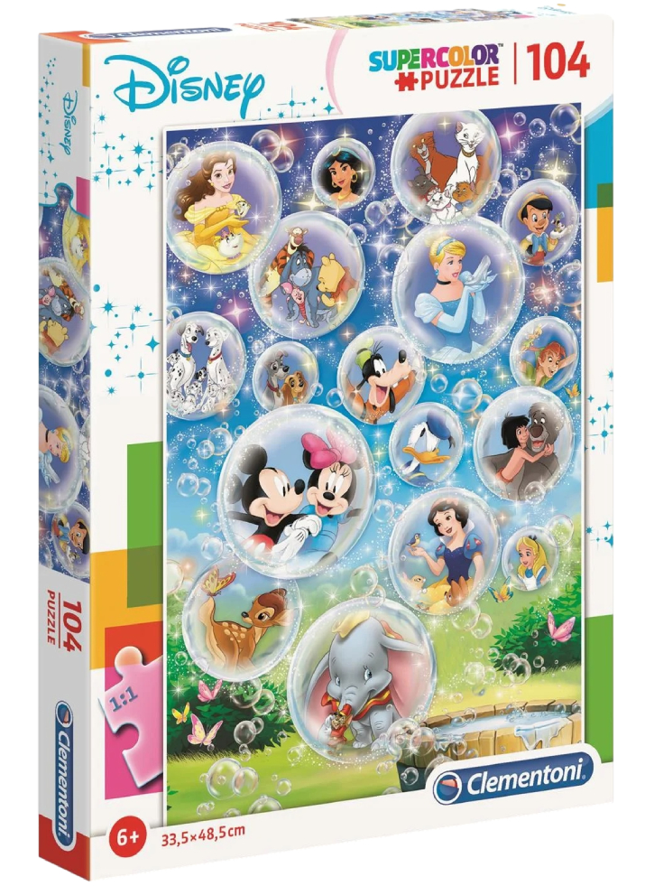 Clementoni Puzzle Super Disney Characters (104 pcs) (27119)