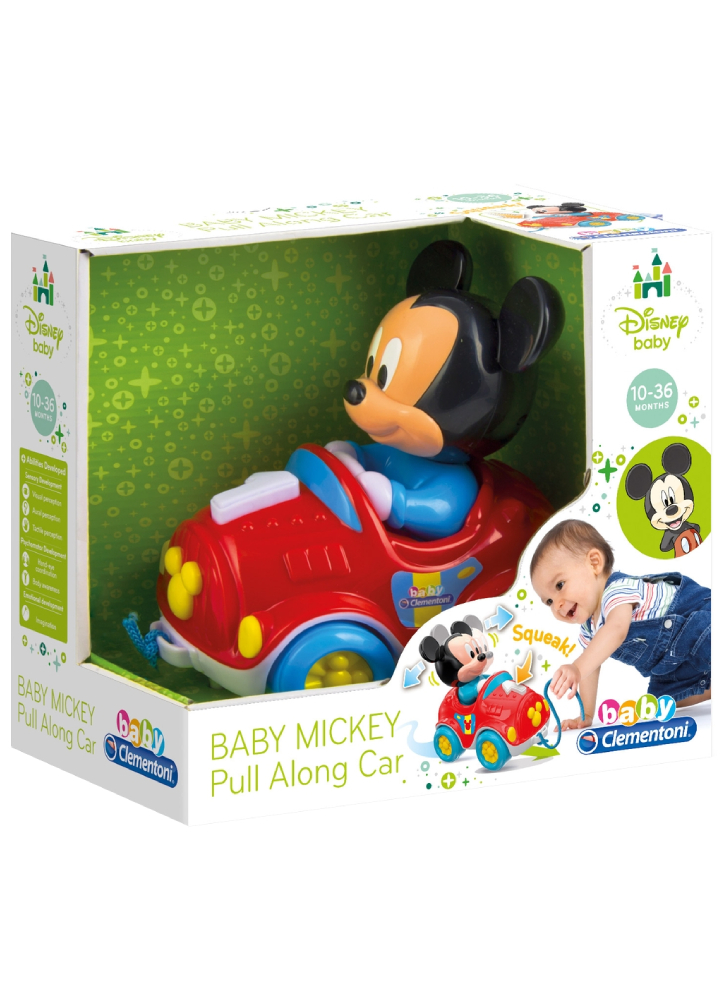 Clementoni Baby Mickey Pull Along Car (17208)
