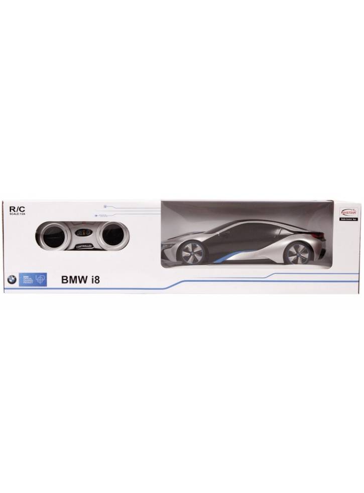 Rastar R/C 1:24 BMW I8 Silver (48400)