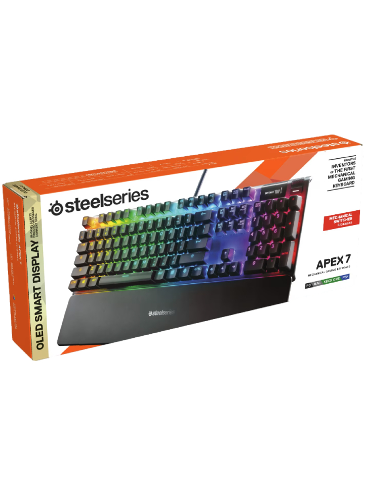 Keyboard Steelseries Apex 7 Blue Switch Nordic Layout - PC