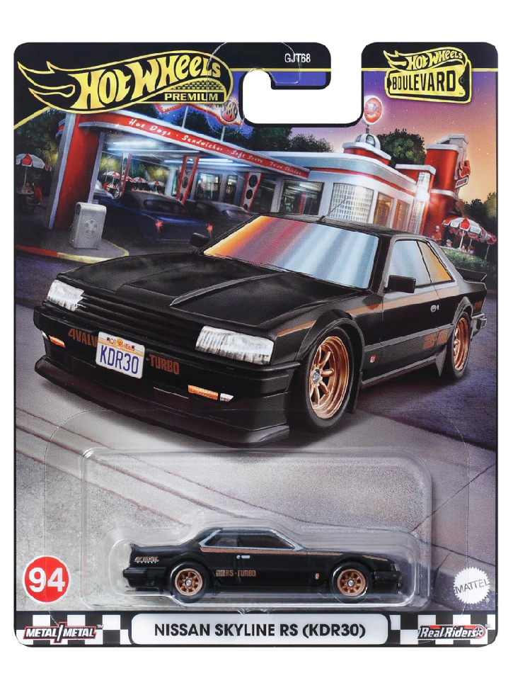 Hot Wheels Premium Boulevard Nissan Skyline RS KDR30 Vehicle (HRT66)