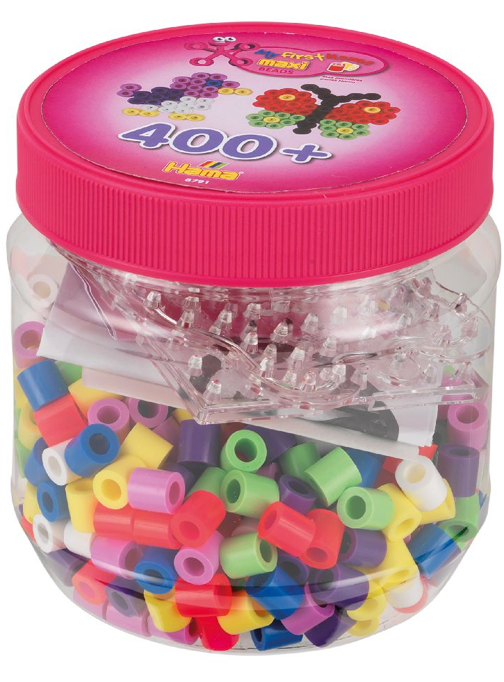 HAMA Maxi beads 400 beads + 2 pin plates (388791)