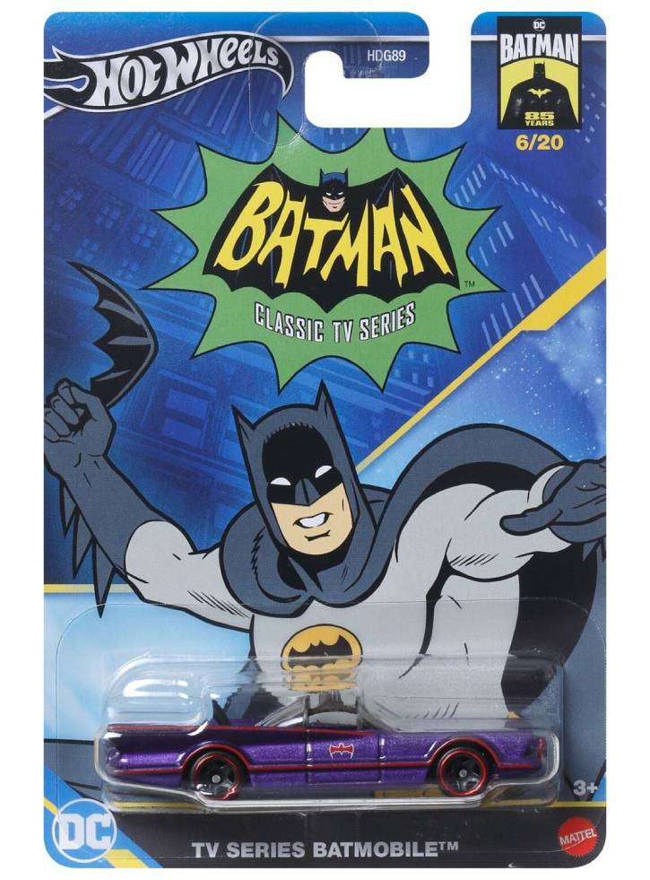 Hot Wheels Themed Vehicles Batman TV Series Batmobile (HRW21)