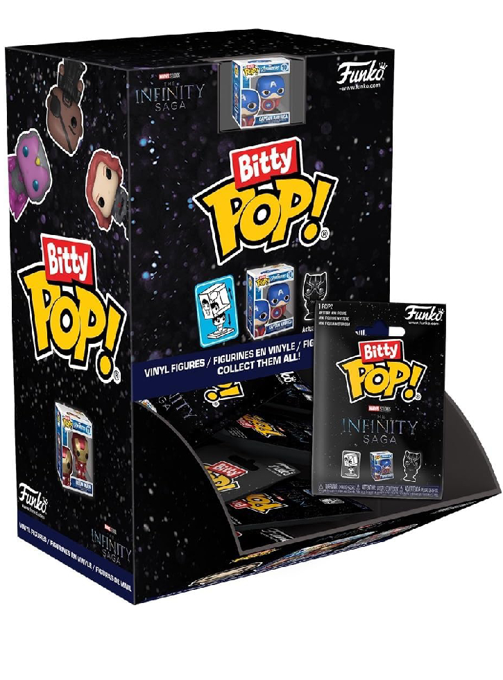 Funko Bitty Pop Marvel The Infinity Saga Mystery Mini (36 PDQ Pieces) (Blind Bag/Random)
