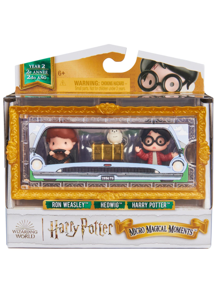 Harry Potter Micro Magical Moments Ron Weasly/Hedwig/Harry Potter Mini 3 Pack