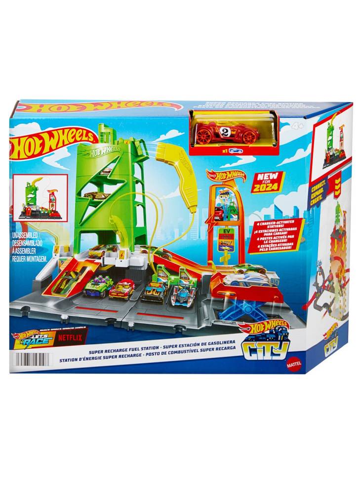 Hot Wheels Super Recharge Fuel Station (HTN79)