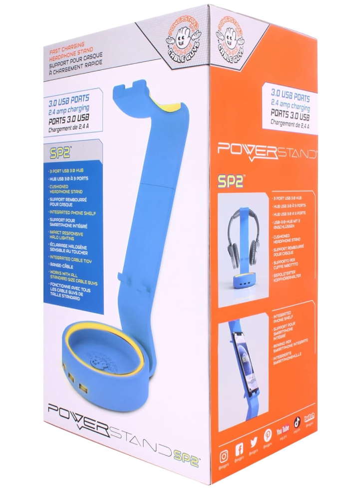 Cable Guys Powerstand SP2 Blue - Playstation 5
