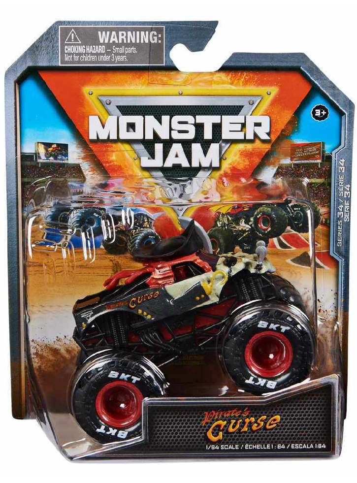 Monster Jam Series 34 Pirates Curse Vehicle (1:64) (20145415)