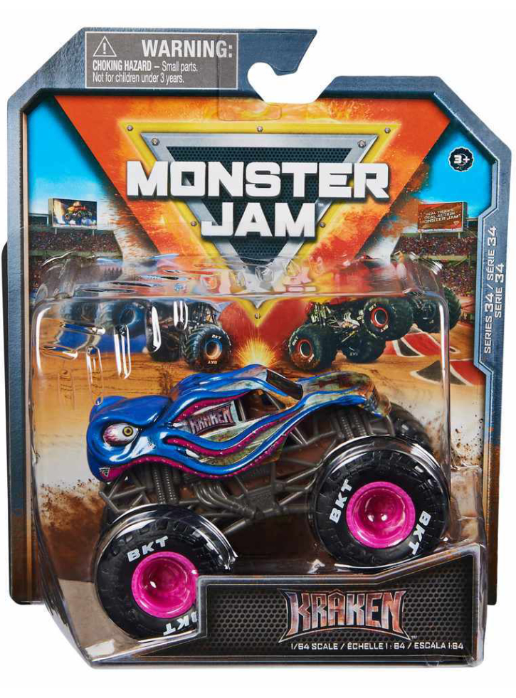 Monster Jam Series 34 Kraken Vehicle (1:64) (20145413)