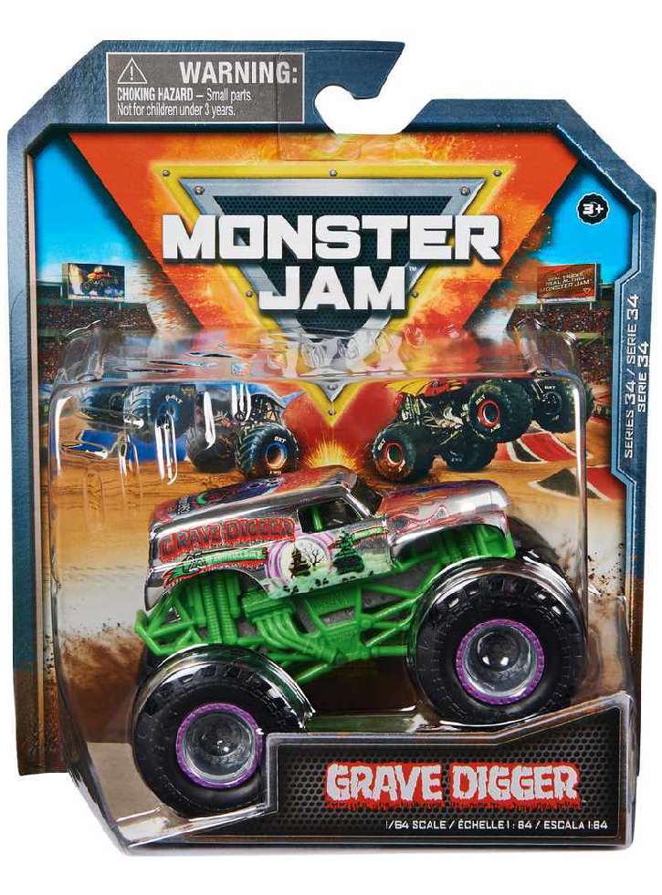 Monster Jam Series 34 Grave Digger Vehicle (1:64) (20145412)
