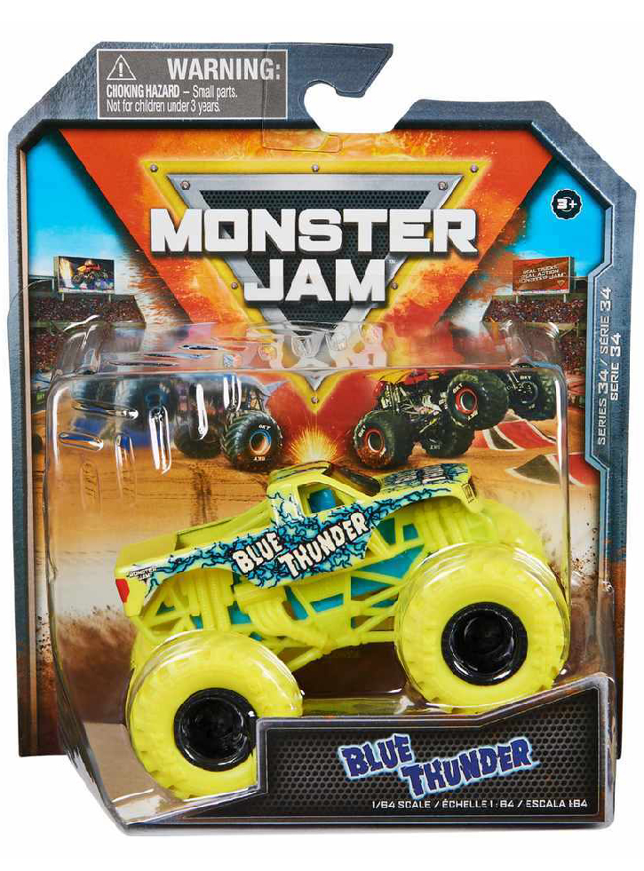 Monster Jam Series 34 Blue Thunder Vehicle (1:64) (20145411)