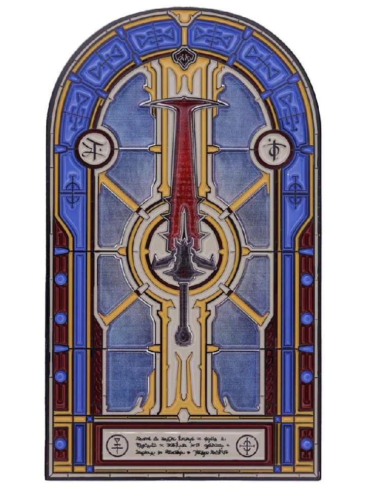 Doom Limited Edition Crucible Sword Stained Glass Window Ingot