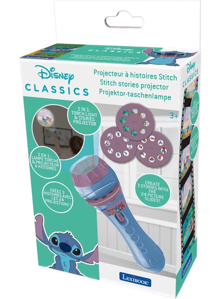 Lexibook Stitch story projector and flashlight (LTC050D)