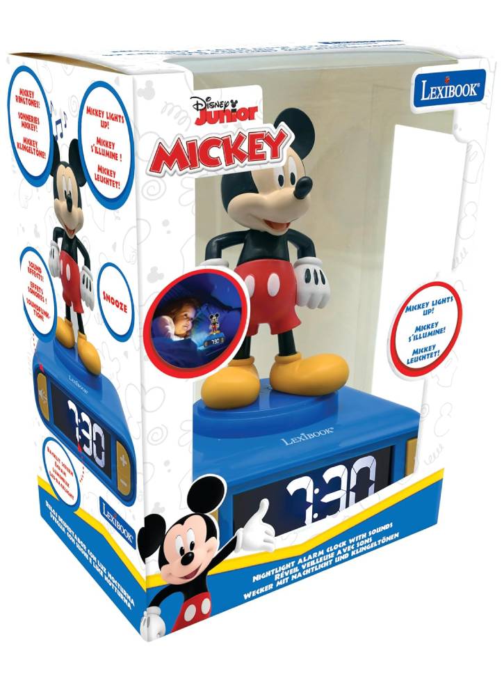 Lexibook Mickey 3D Digital alarm clock & Night light (RL800MCH)