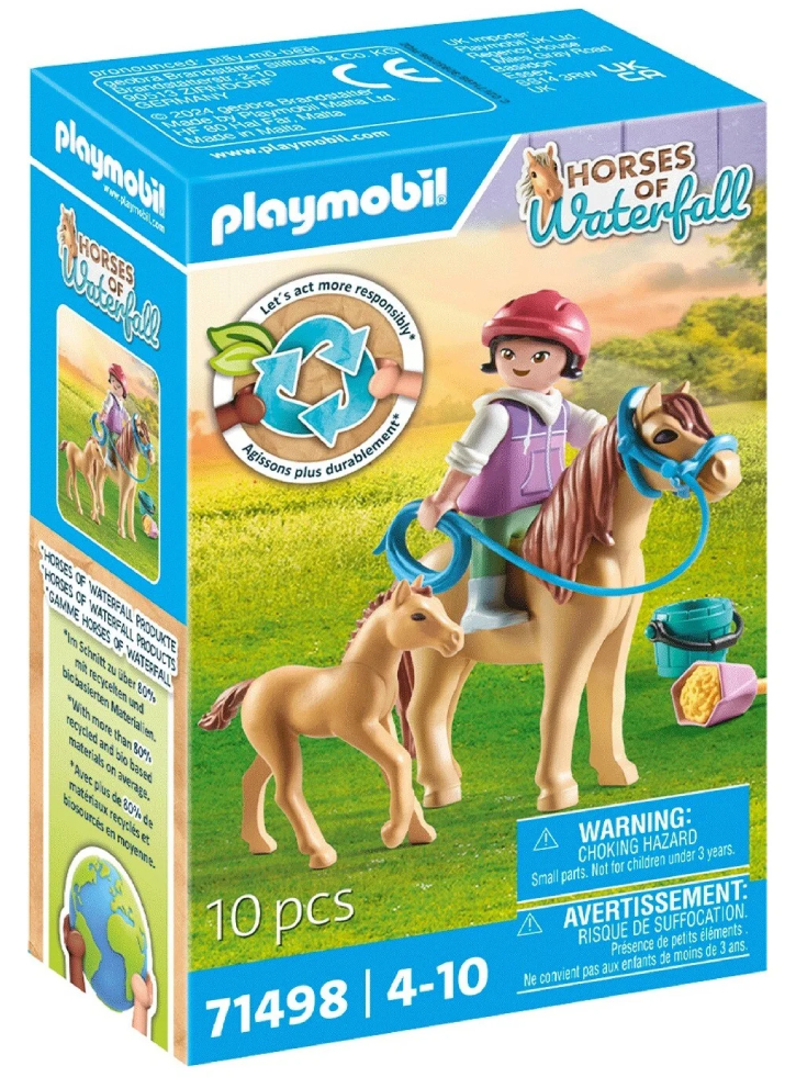 Playmobil Child with Pony and foal (71498)