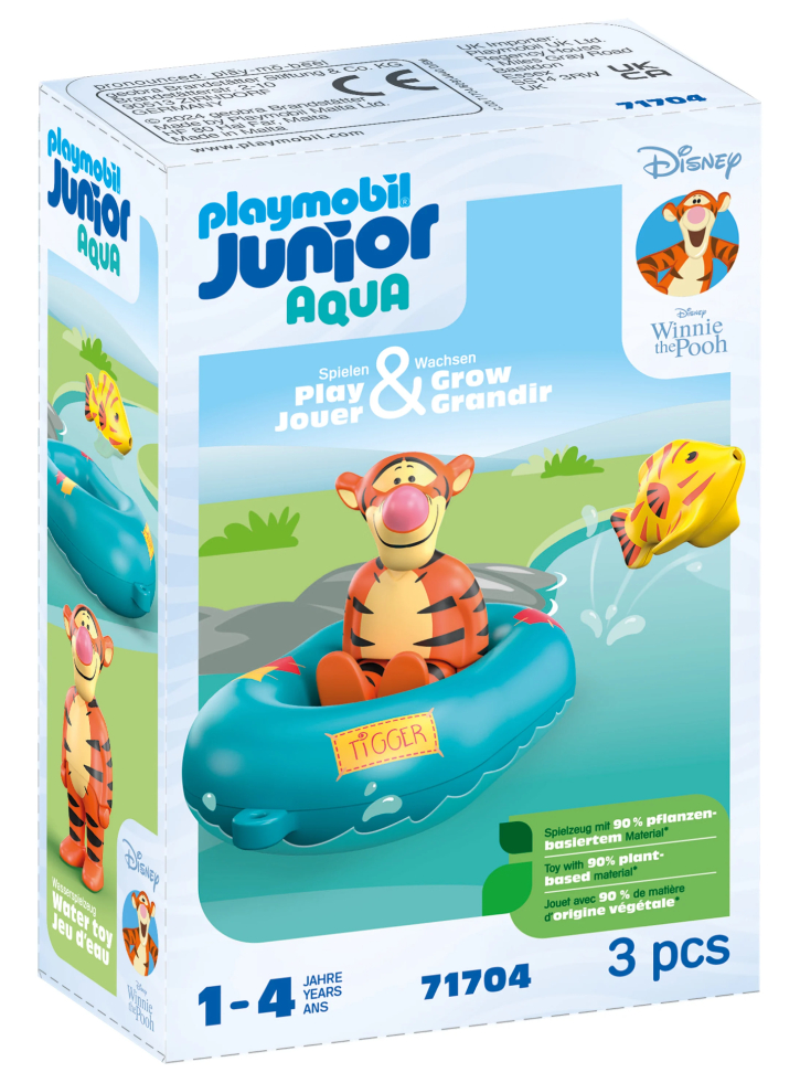 Playmobil 1.2.3 & Disney Tigger's Rubber Boat Ride (71704)