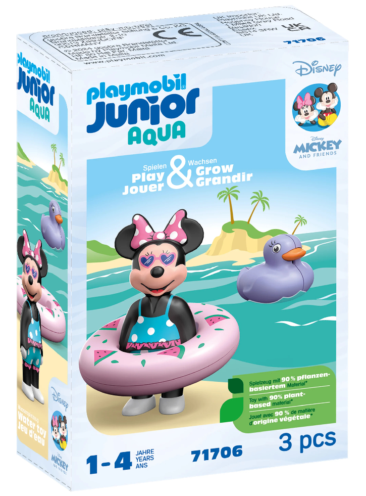Playmobil 1.2.3 & Disney Minnie's Beach Trip (71706)