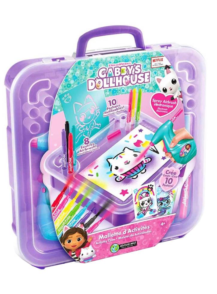 Airbrush Art Activity Case Gabby's Dollhouse (110241)