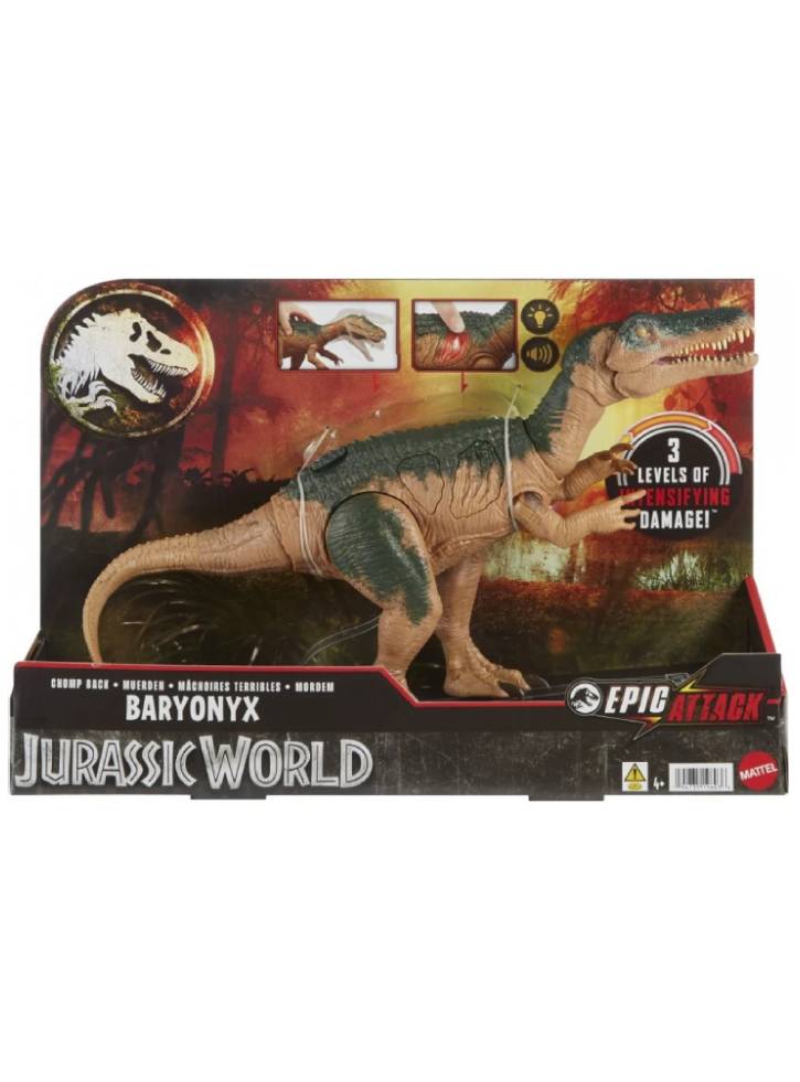 Jurassic World Epic Attack Chomp Back Baryonyx (HTP68)