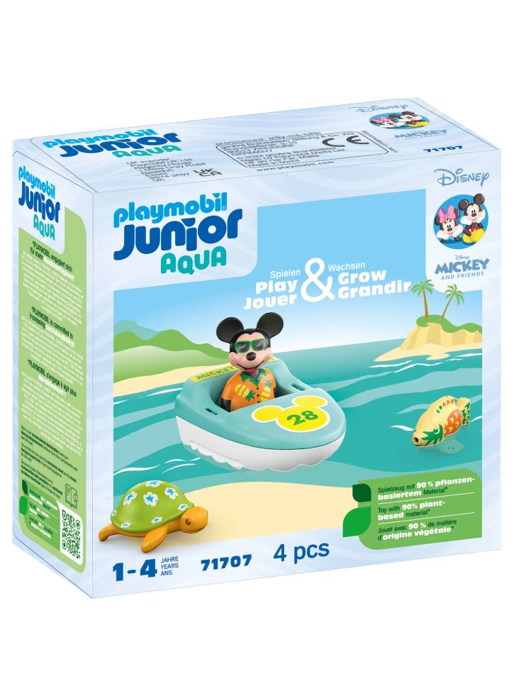 Playmobil 1.2.3 & Disney Mickey's Boat Tour (71707)