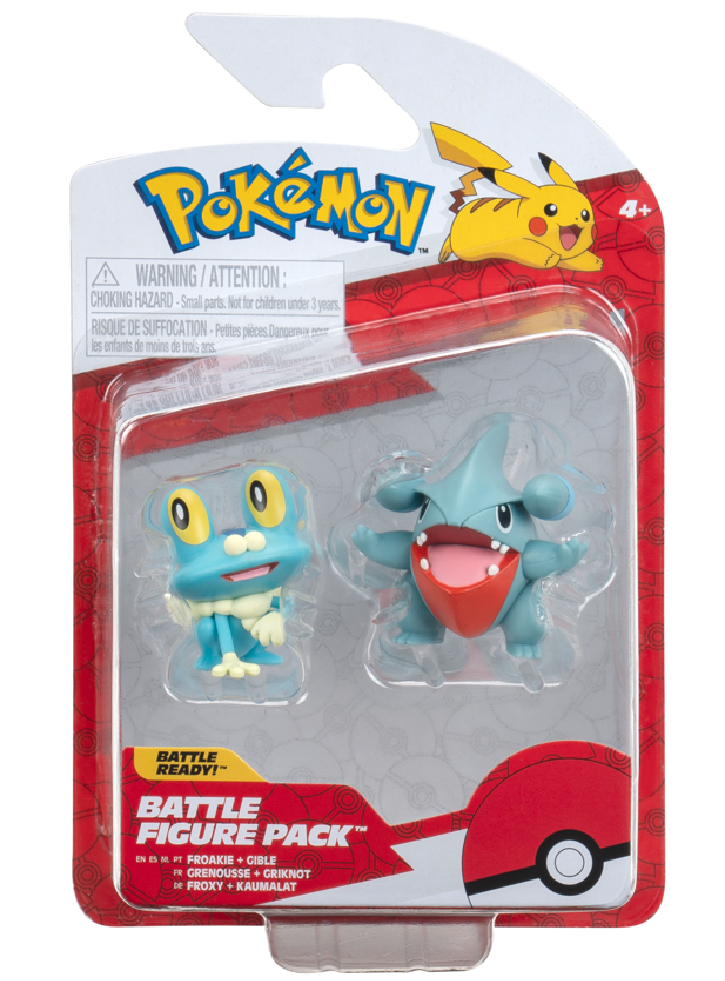 Pokemon Battle Gible & Froakie (PKW3013)